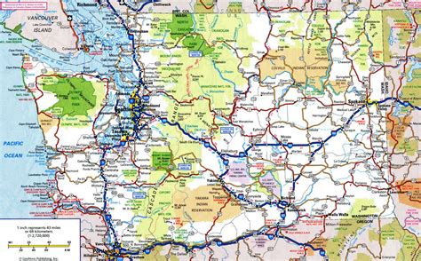 washington state highway map free.